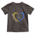 Down Syndrome Mom Toddler T Shirt Love Heart Three Arrows Lucky Mama T21 321
