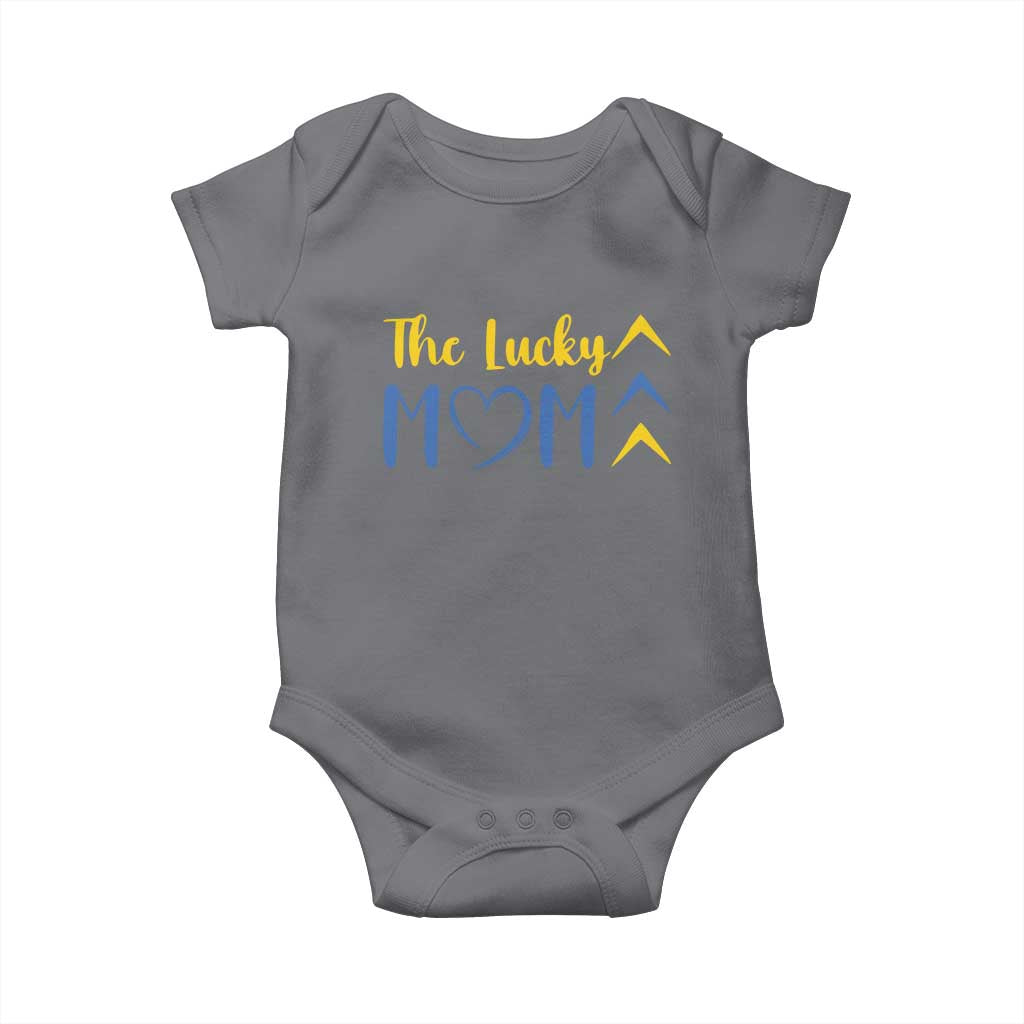 Down Syndrome Mom Baby Onesie Three Arrows The Lucky Mama T21 321