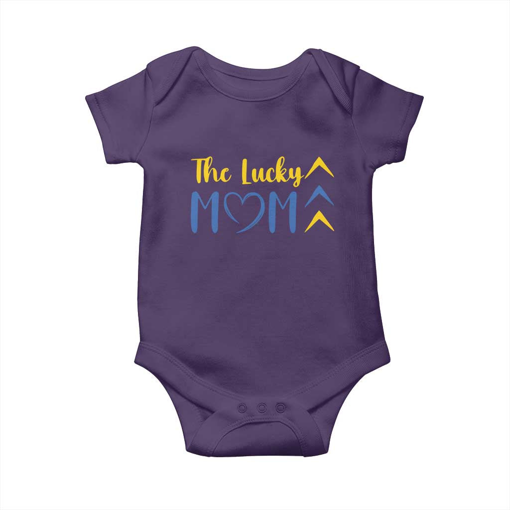 Down Syndrome Mom Baby Onesie Three Arrows The Lucky Mama T21 321