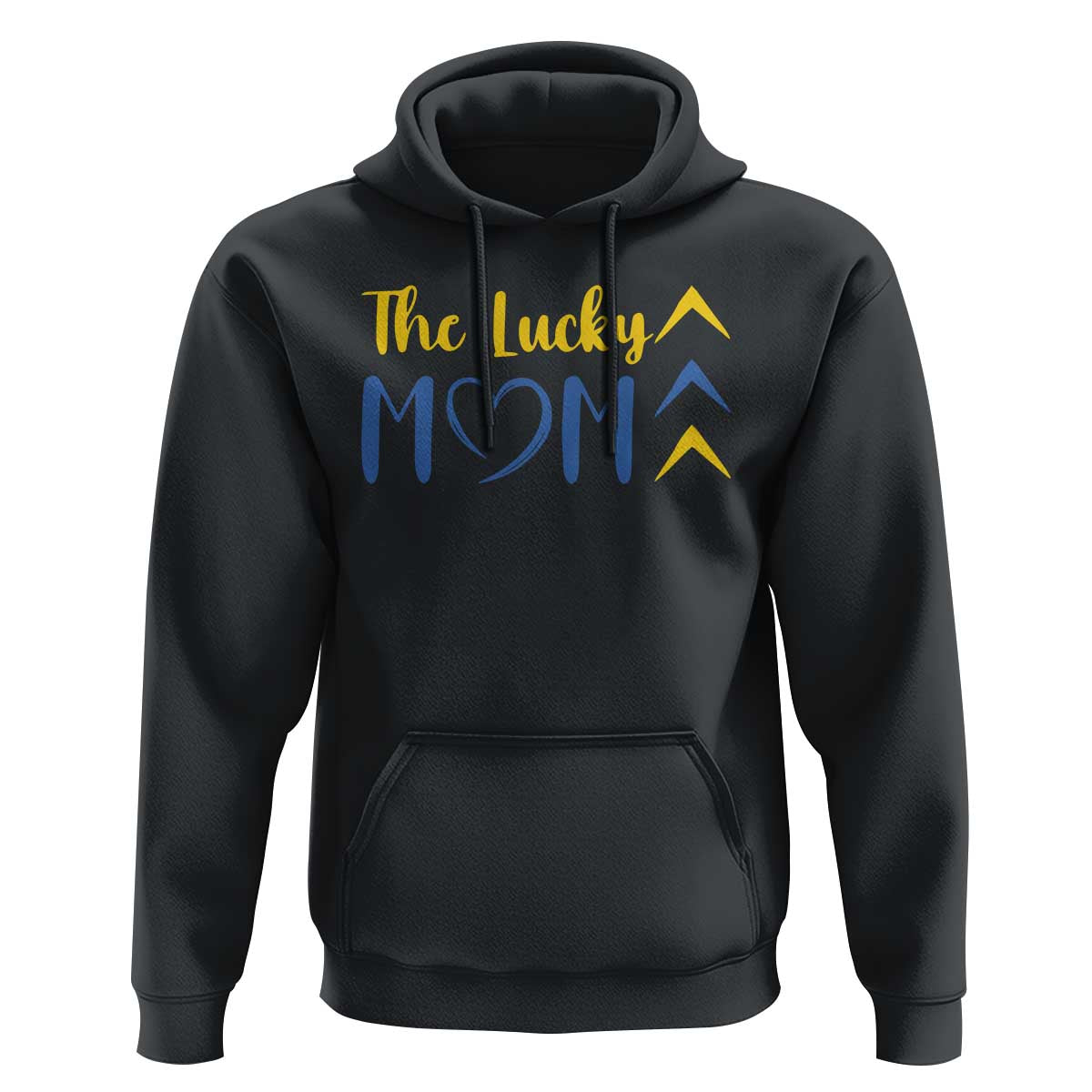 Down Syndrome Mom Hoodie Three Arrows The Lucky Mama T21 321