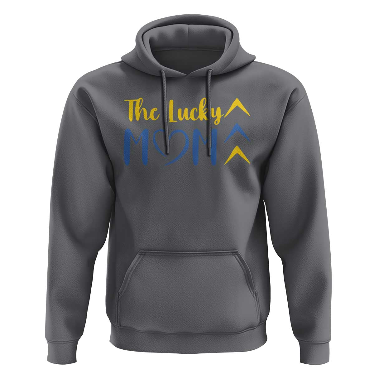 Down Syndrome Mom Hoodie Three Arrows The Lucky Mama T21 321