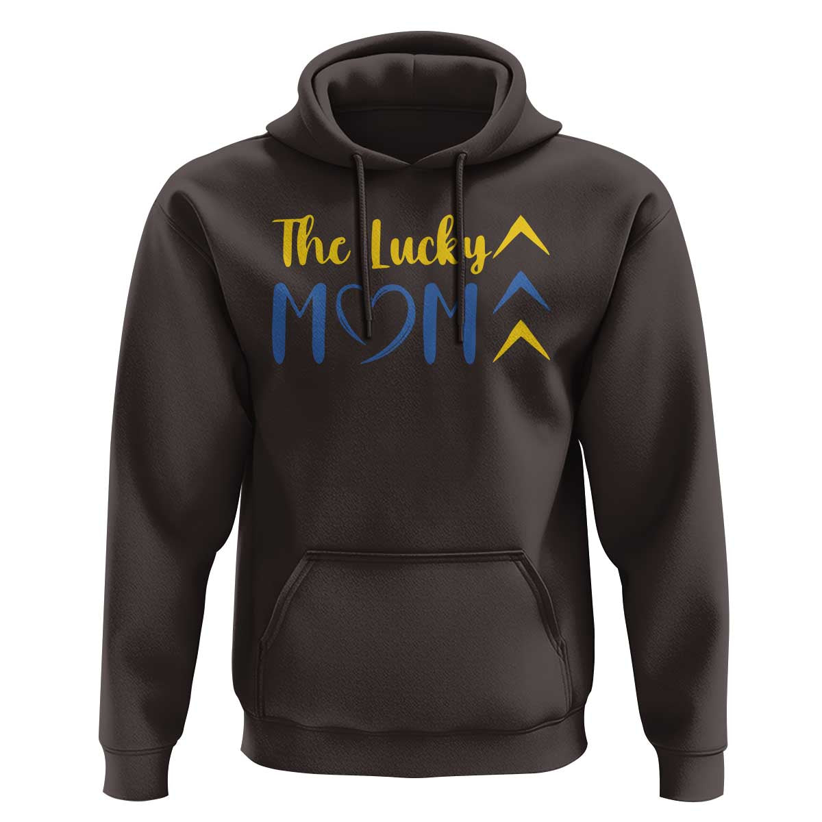 Down Syndrome Mom Hoodie Three Arrows The Lucky Mama T21 321