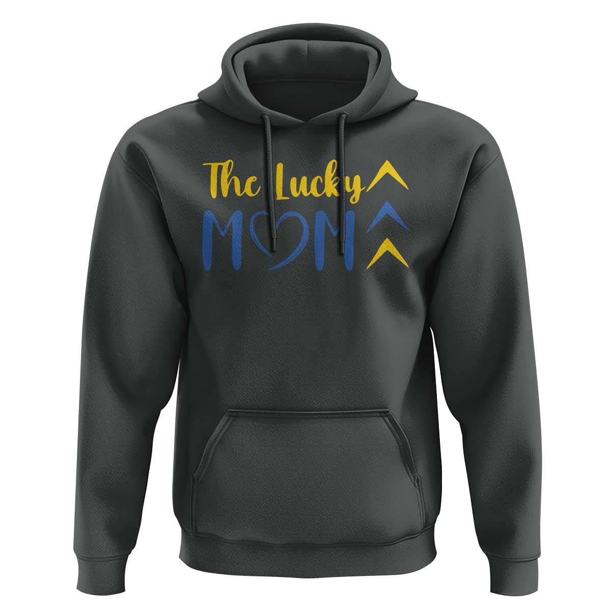 Down Syndrome Mom Hoodie Three Arrows The Lucky Mama T21 321