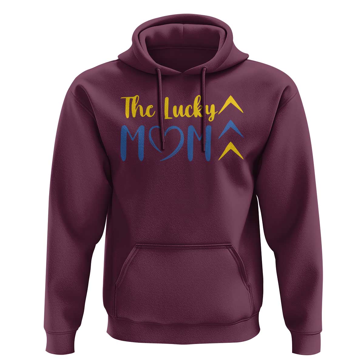 Down Syndrome Mom Hoodie Three Arrows The Lucky Mama T21 321