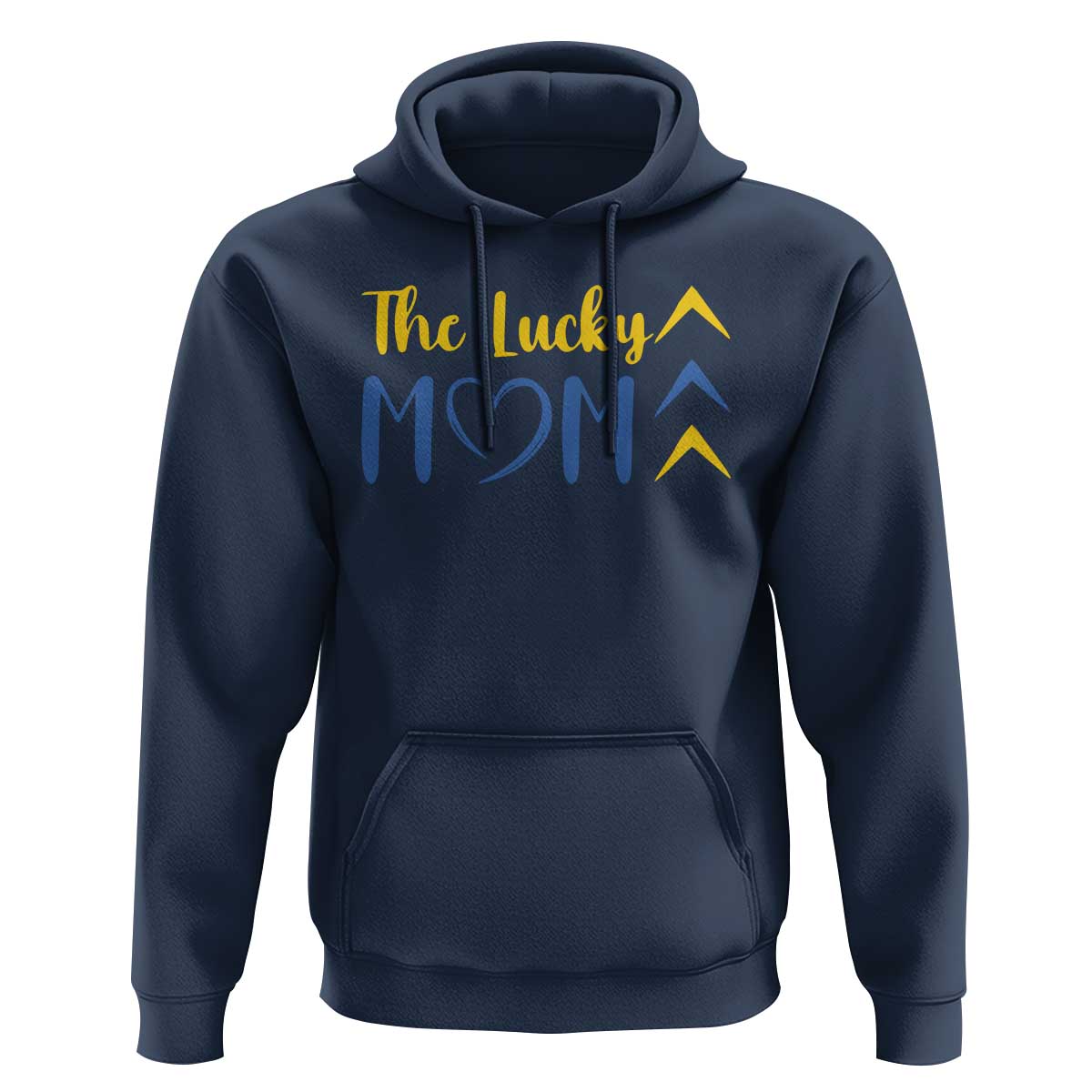 Down Syndrome Mom Hoodie Three Arrows The Lucky Mama T21 321