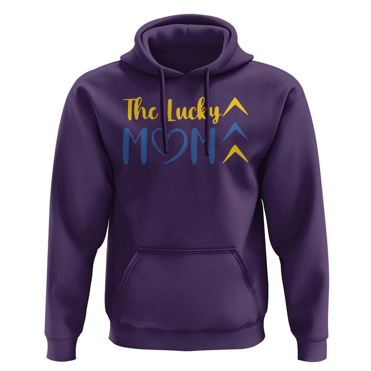 Down Syndrome Mom Hoodie Three Arrows The Lucky Mama T21 321