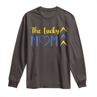 Down Syndrome Mom Long Sleeve Shirt Three Arrows The Lucky Mama T21 321