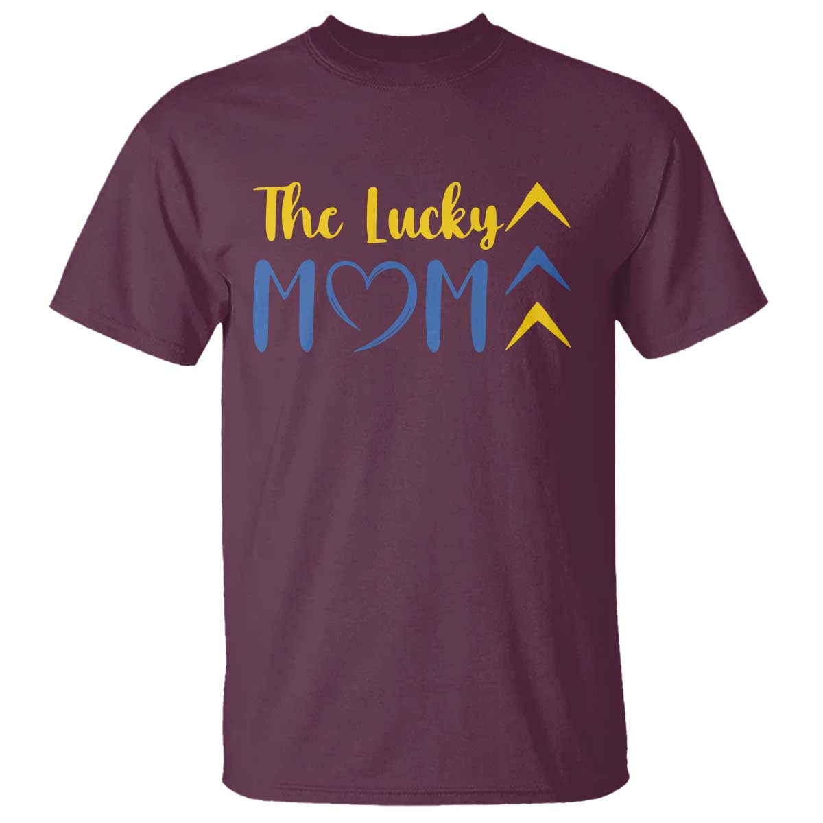 Down Syndrome Mom T Shirt Three Arrows The Lucky Mama T21 321