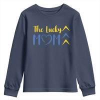 Down Syndrome Mom Youth Sweatshirt Three Arrows The Lucky Mama T21 321