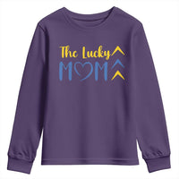 Down Syndrome Mom Youth Sweatshirt Three Arrows The Lucky Mama T21 321