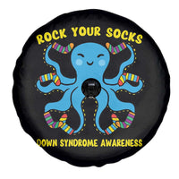 World Down Syndrome Day Spare Tire Cover Octopus Rock Your Sock Support 321