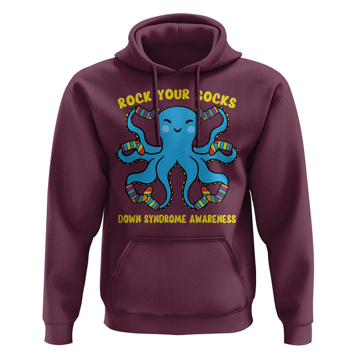 World Down Syndrome Day Hoodie Octopus Rock Your Sock Support 321