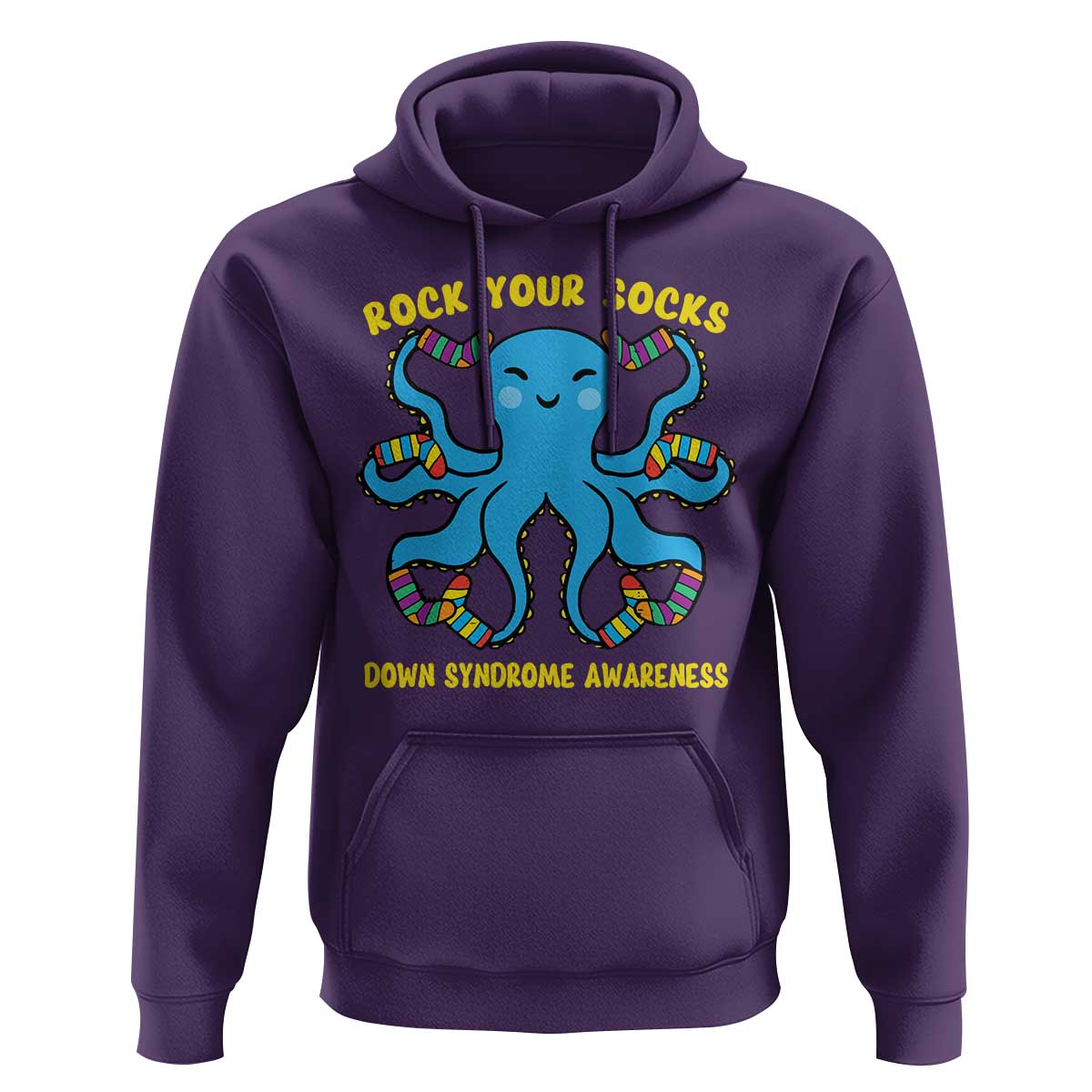 World Down Syndrome Day Hoodie Octopus Rock Your Sock Support 321