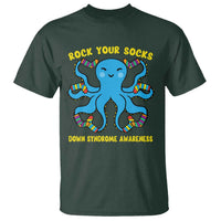 World Down Syndrome Day T Shirt Octopus Rock Your Sock Support 321