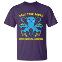 World Down Syndrome Day T Shirt Octopus Rock Your Sock Support 321