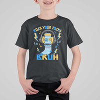 World Down Syndrome Day T Shirt For Kid Rock Your Sock Bruh Support 321