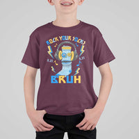 World Down Syndrome Day T Shirt For Kid Rock Your Sock Bruh Support 321