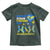 World Down Syndrome Day Toddler T Shirt Blue Yellow Ribbon Down Right Perfect Awareness Support
