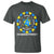 World Down Syndrome Day T Shirt 321 Awareness Support Blue Yellow Ribbon Down Right Perfect