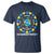 World Down Syndrome Day T Shirt 321 Awareness Support Blue Yellow Ribbon Down Right Perfect