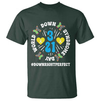 World Down Syndrome Day T Shirt 321 Awareness Support Blue Yellow Ribbon