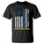 World Down Syndrome Day T Shirt Blue Yellow Ribbon American Flag 321
