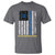 World Down Syndrome Day T Shirt Blue Yellow Ribbon American Flag 321