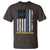 World Down Syndrome Day T Shirt Blue Yellow Ribbon American Flag 321