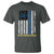 World Down Syndrome Day T Shirt Blue Yellow Ribbon American Flag 321
