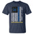World Down Syndrome Day T Shirt Blue Yellow Ribbon American Flag 321