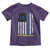 World Down Syndrome Day Toddler T Shirt Blue Yellow Ribbon American Flag 321