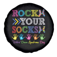World Down Syndrome Day Spare Tire Cover Rock Your Socks Awareness Support 321