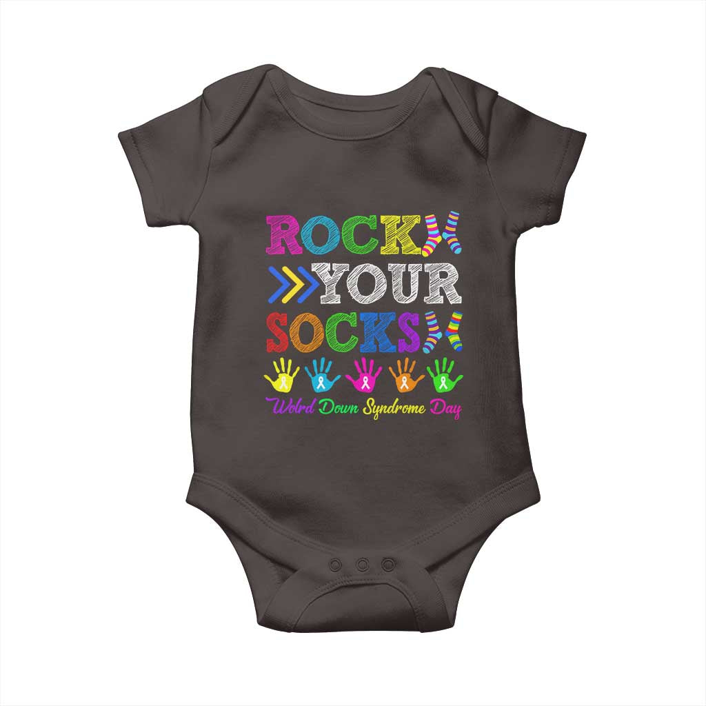 World Down Syndrome Day Baby Onesie Rock Your Socks Awareness Support 321