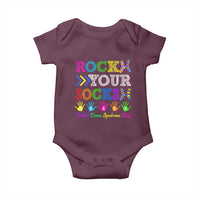 World Down Syndrome Day Baby Onesie Rock Your Socks Awareness Support 321