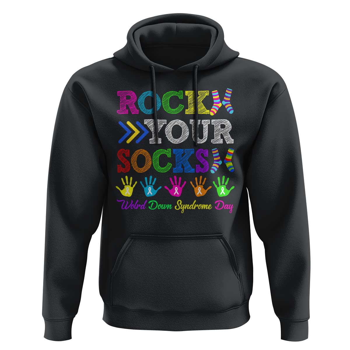 World Down Syndrome Day Hoodie Rock Your Socks Awareness Support 321