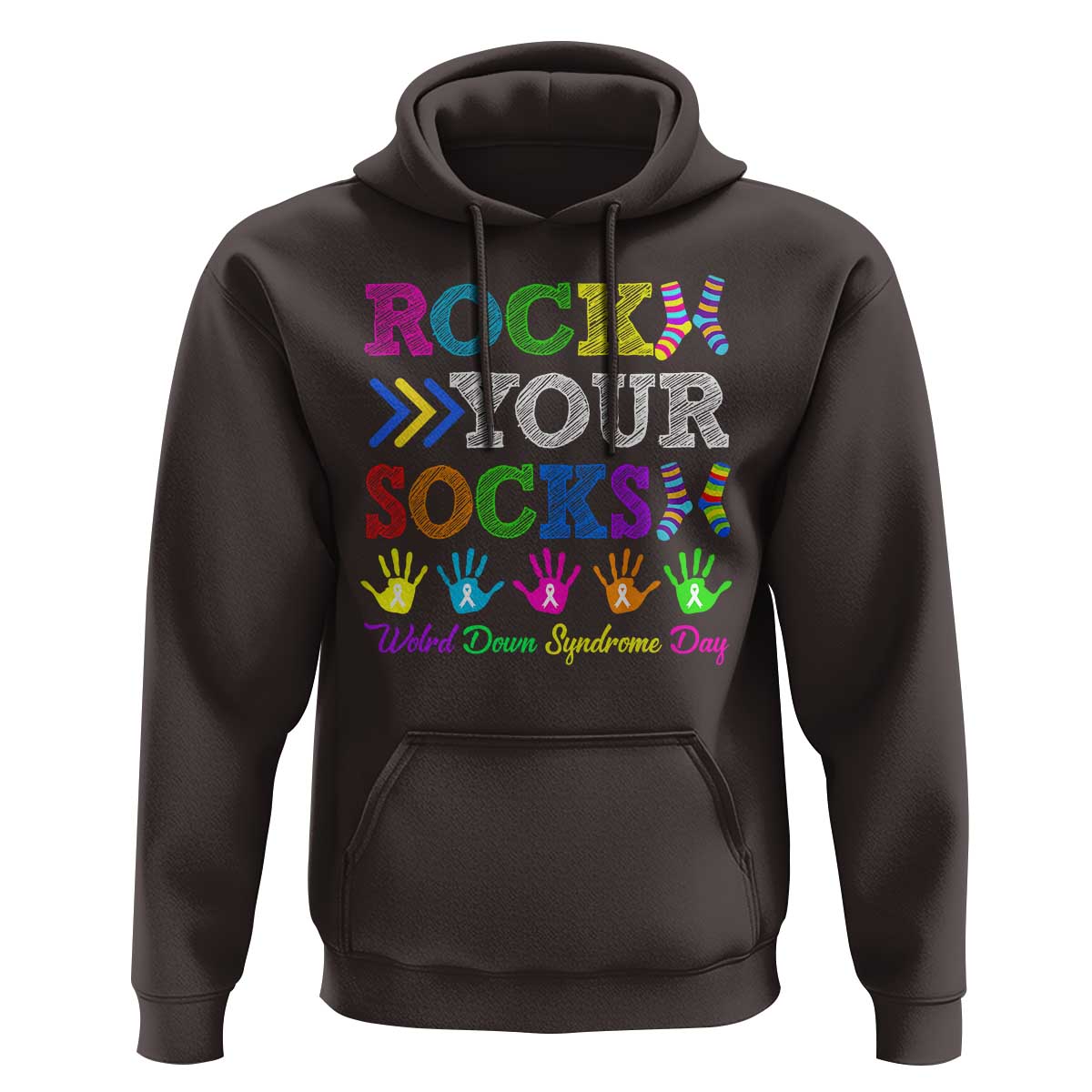 World Down Syndrome Day Hoodie Rock Your Socks Awareness Support 321