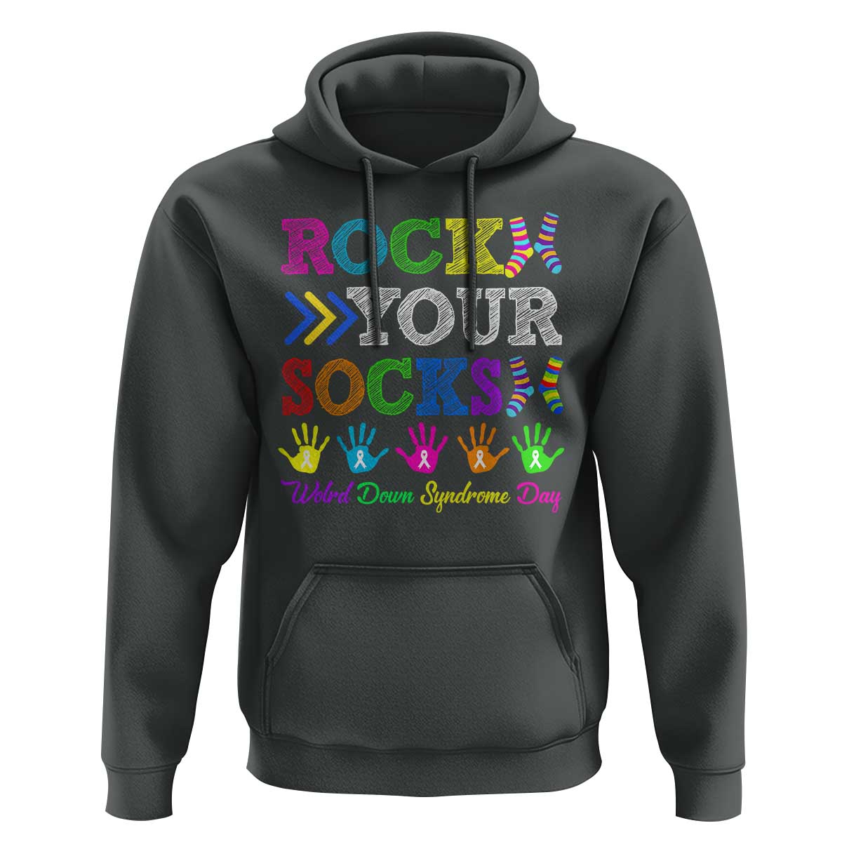 World Down Syndrome Day Hoodie Rock Your Socks Awareness Support 321