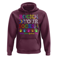 World Down Syndrome Day Hoodie Rock Your Socks Awareness Support 321