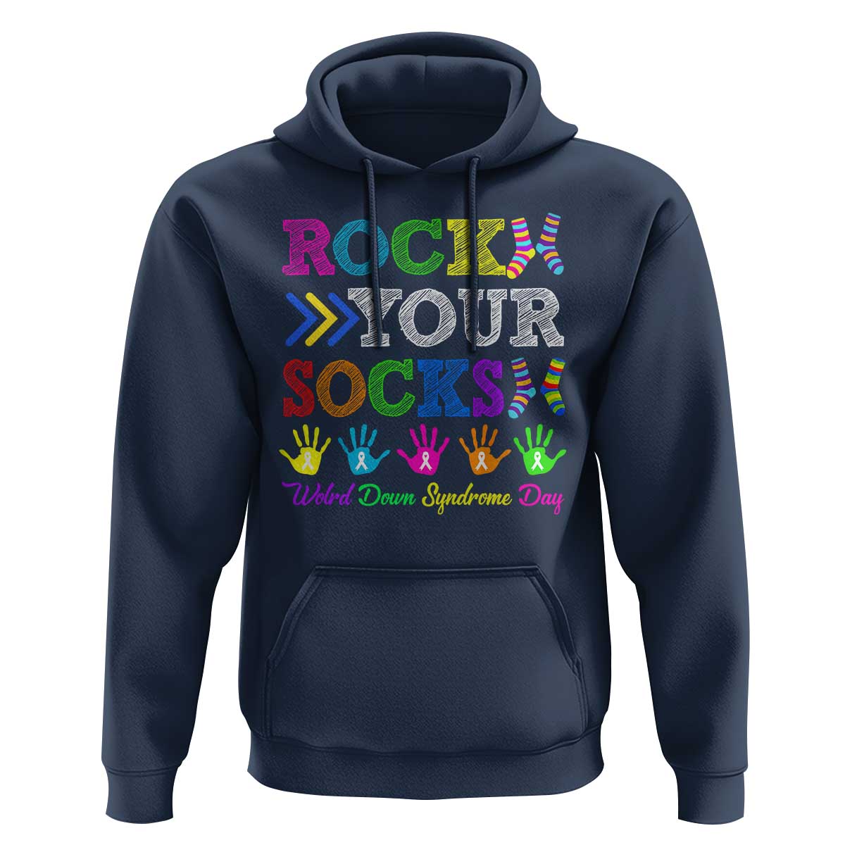 World Down Syndrome Day Hoodie Rock Your Socks Awareness Support 321