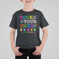 World Down Syndrome Day T Shirt For Kid Rock Your Socks Awareness Support 321