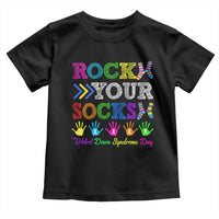 World Down Syndrome Day Toddler T Shirt Rock Your Socks Awareness Support 321