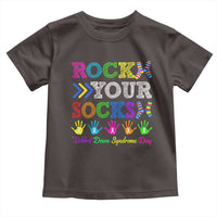 World Down Syndrome Day Toddler T Shirt Rock Your Socks Awareness Support 321