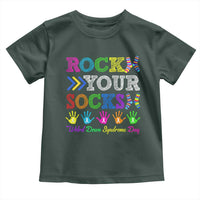 World Down Syndrome Day Toddler T Shirt Rock Your Socks Awareness Support 321
