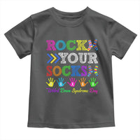 World Down Syndrome Day Toddler T Shirt Rock Your Socks Awareness Support 321