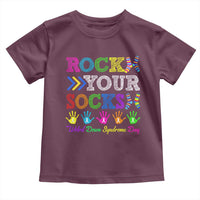World Down Syndrome Day Toddler T Shirt Rock Your Socks Awareness Support 321