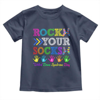 World Down Syndrome Day Toddler T Shirt Rock Your Socks Awareness Support 321
