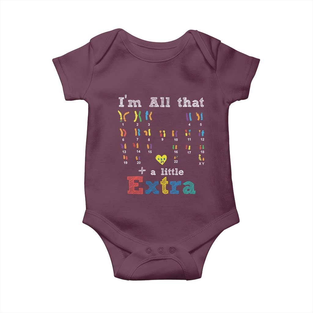 World Down Syndrome Day Baby Onesie 321 Awareness Support All That Little Extra T21
