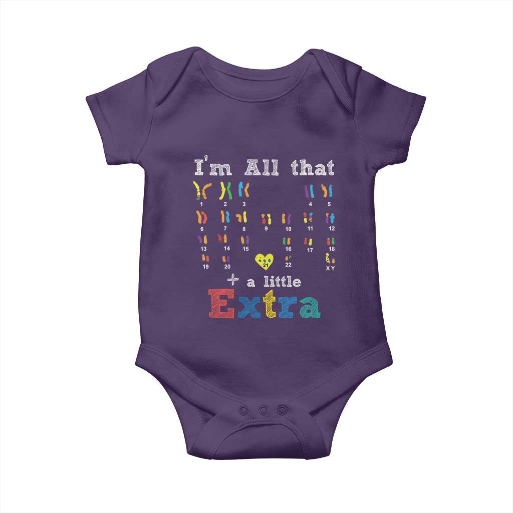 World Down Syndrome Day Baby Onesie 321 Awareness Support All That Little Extra T21