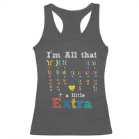 World Down Syndrome Day Racerback Tank Top 321 Awareness Support All That Little Extra T21