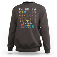 World Down Syndrome Day Sweatshirt 321 Awareness Support All That Little Extra T21